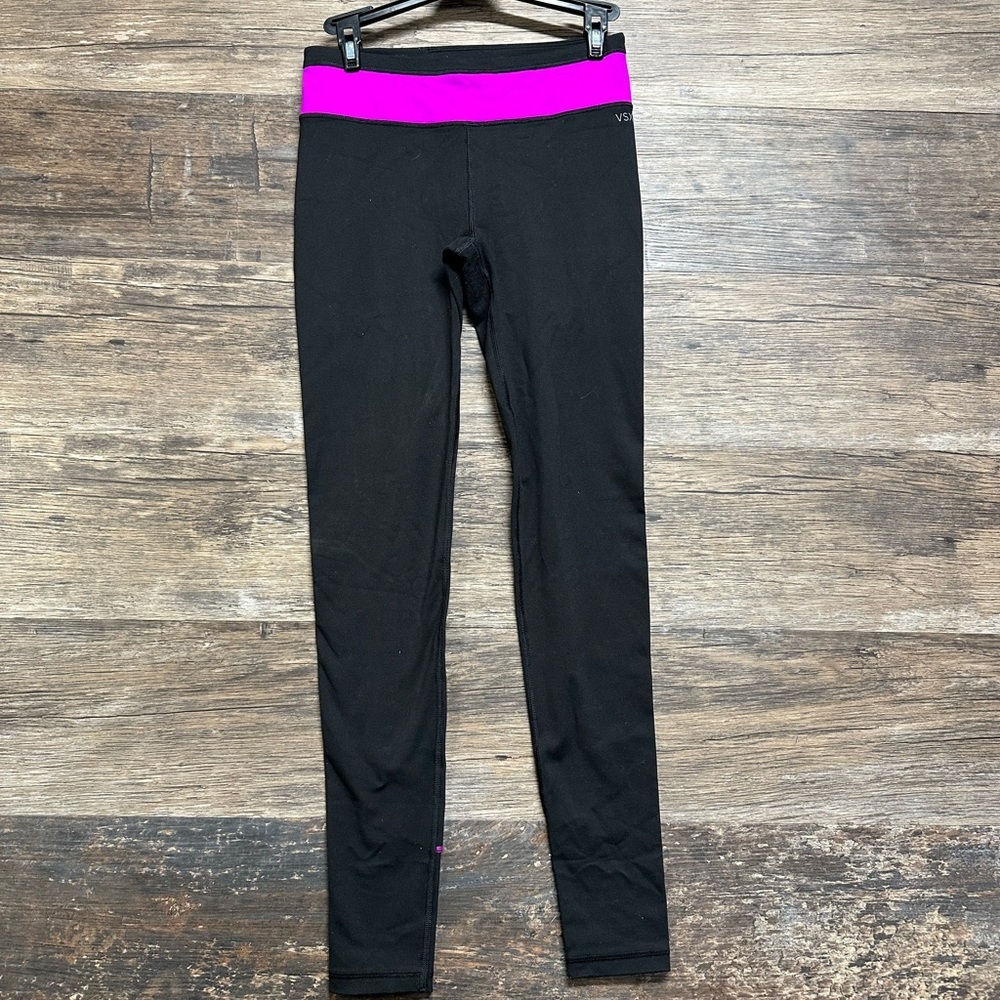 Victoria's Secret Black and Pink‎ Leggings